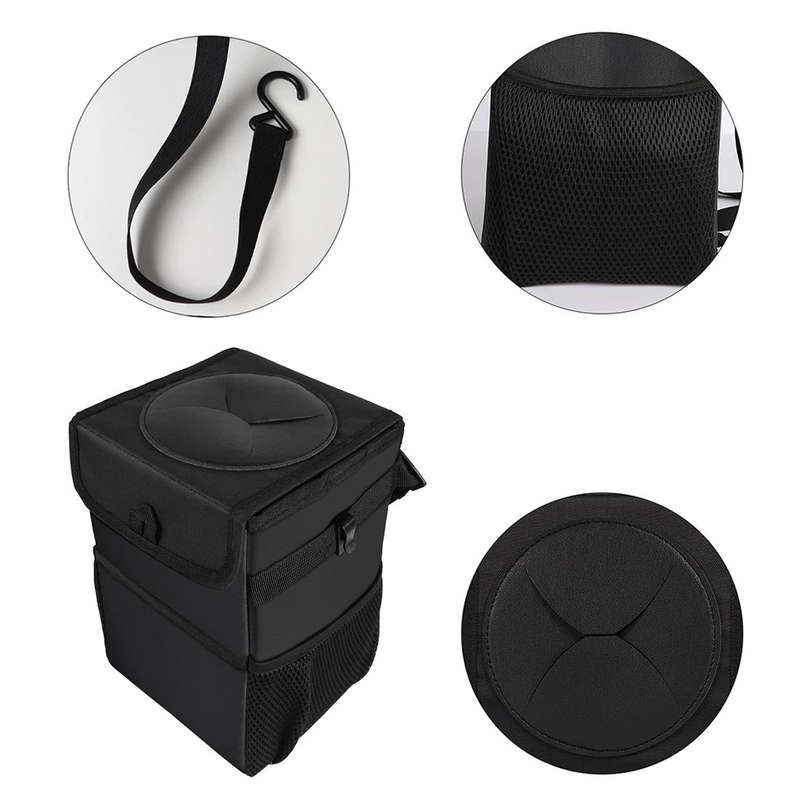 Car Back Seat Hook Garbage Can Car Storage Box