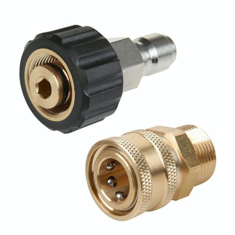 Pressure Washer Accessories Quick Connect Car Wash Water Hose Quick Connection, Typle:15-3/8 Male...