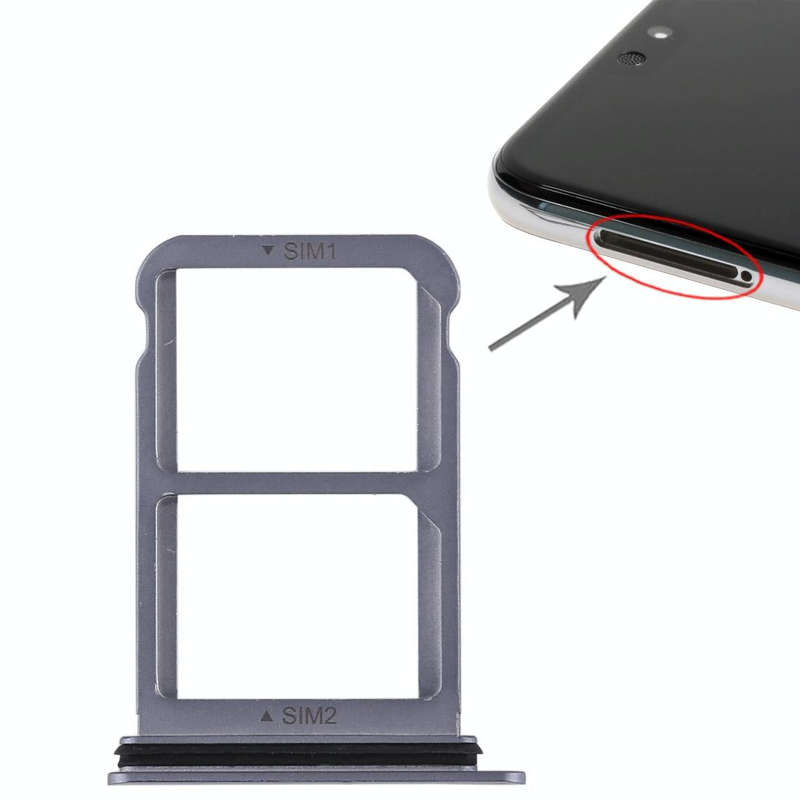 SIM Card Tray + SIM Card Tray for Huawei P20 (Blue)