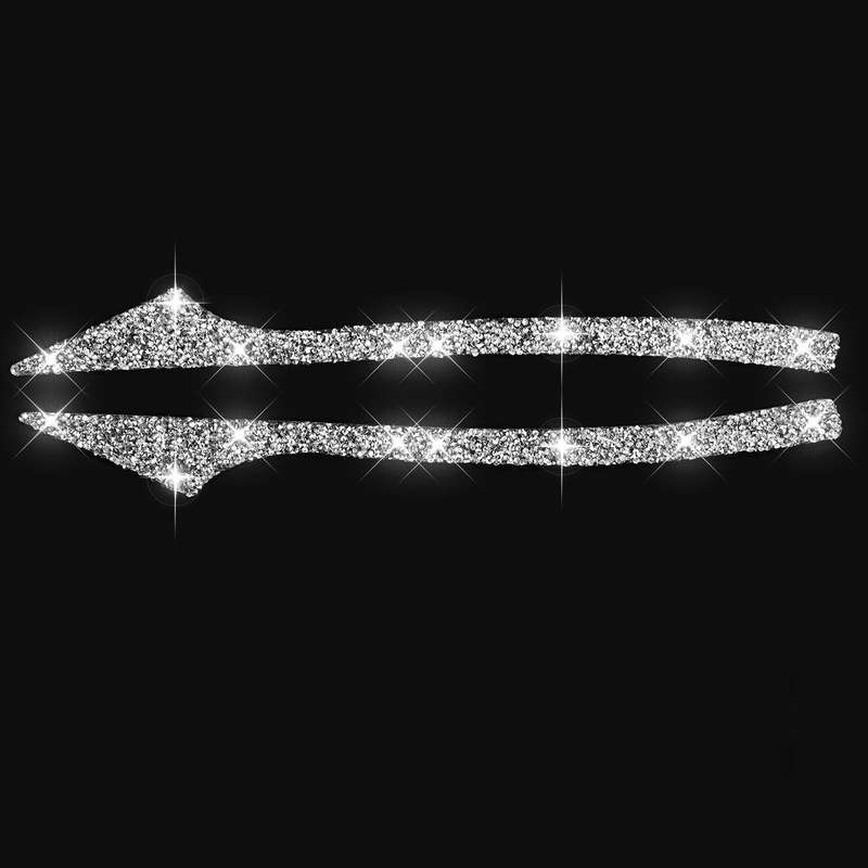 For BMW F10 5 Series 2011-2017 Car Rearview Mirror Anti-collision Diamond Decorative Sticker, Lef...