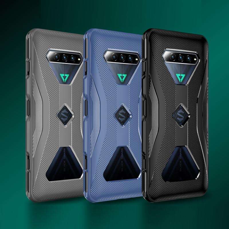 For Xiaomi Black Shark 4 TPU Cooling Gaming Phone All-inclusive Shockproof Case(Gray)
