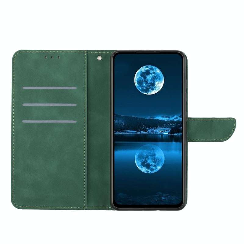 For vivo V27E 4G Global Stitching Embossed Leather Phone Case(Green)