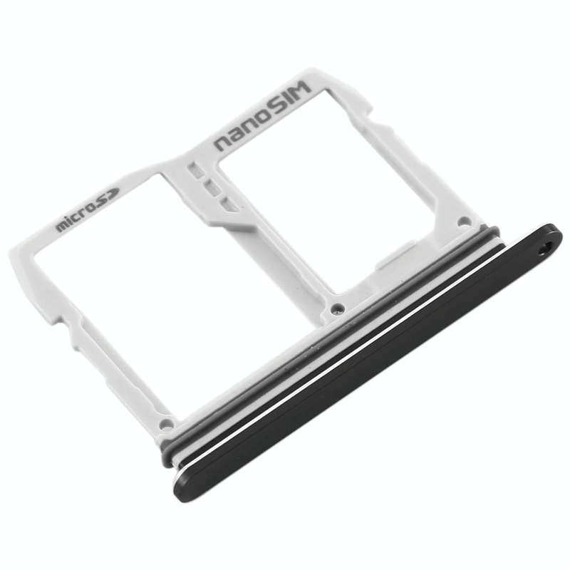 SIM Card Tray + Micro SD Card Tray for LG V40 ThinQ (Black)