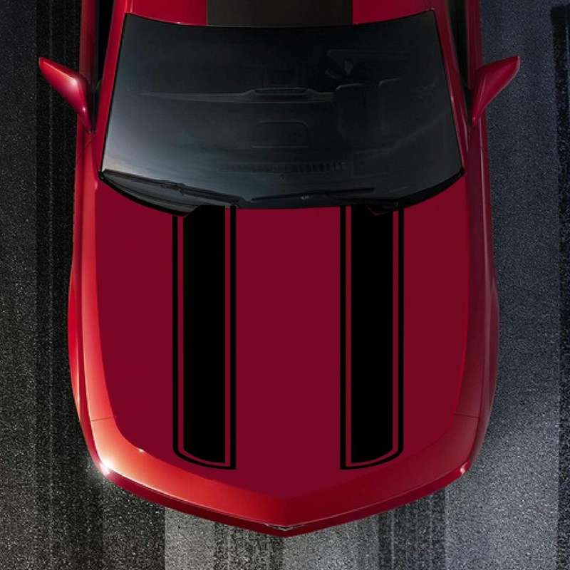 D-623 Car Modified Hood Decorative Sticker(Black)