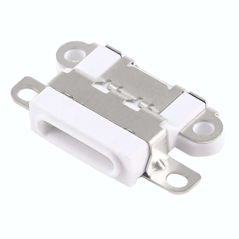 10 PCS Charging Port Connector for iPhone 6 Plus(White)