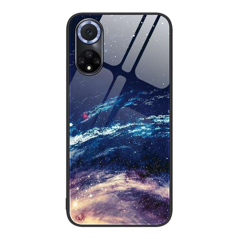 For Huawei nova 9 Colorful Painted Glass Phone Case(Starry Sky)