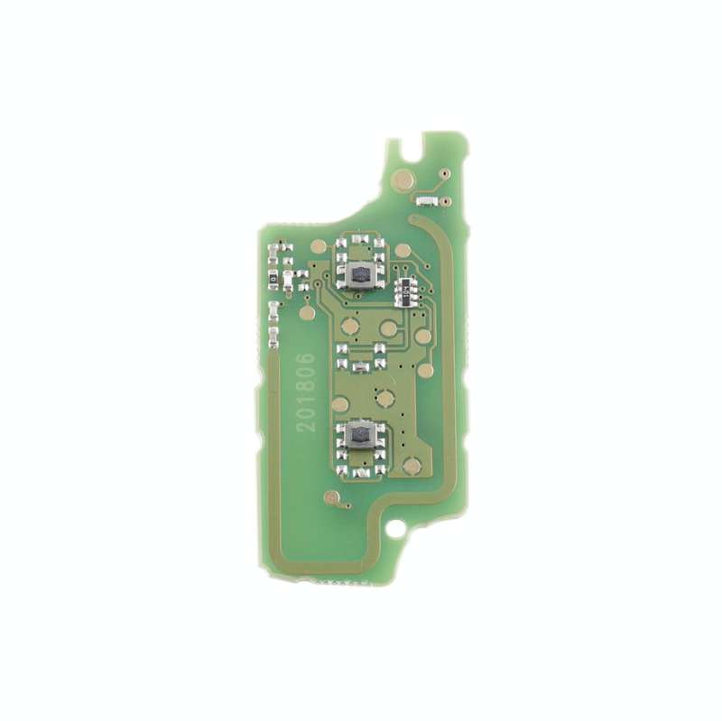 For PEUGEOT 2 Buttons Intelligent Remote Control Car Key with Integrated Chip & Battery & Holder,...
