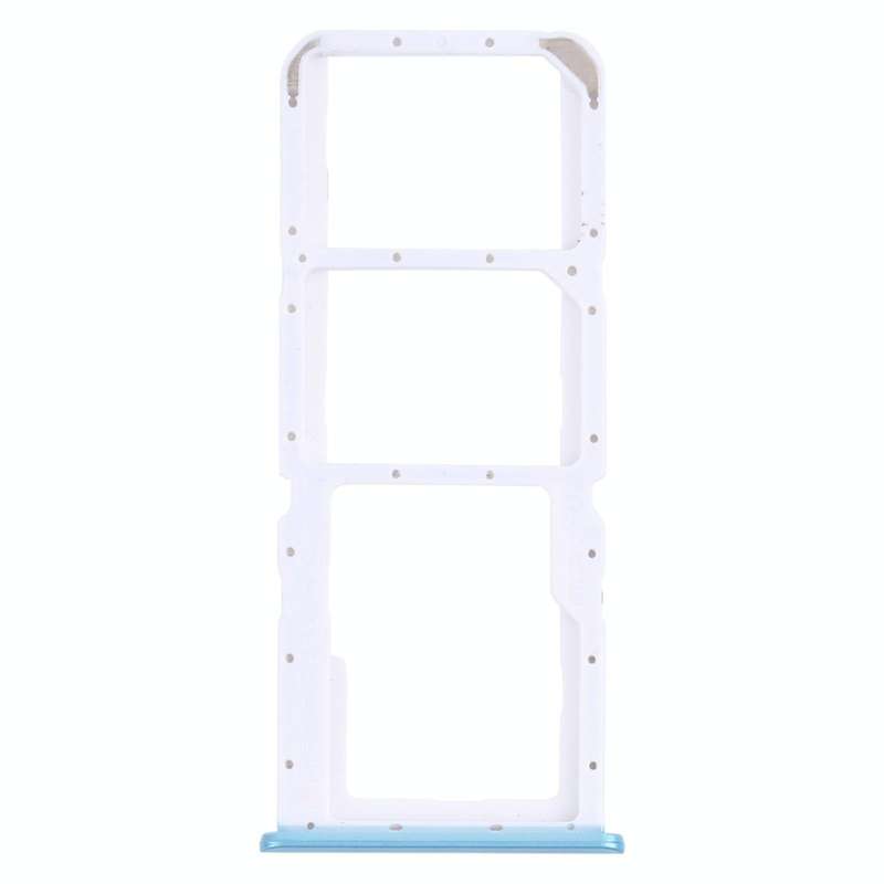 For OPPO Realme 7i RMX2103  SIM Card Tray + SIM Card Tray + Micro SD Card Tray (Blue)