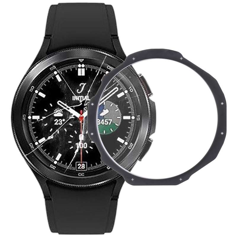 For Samsung Galaxy Watch4 Classic 46mm SM-R890 Original Front Screen Outer Glass Lens(Black)