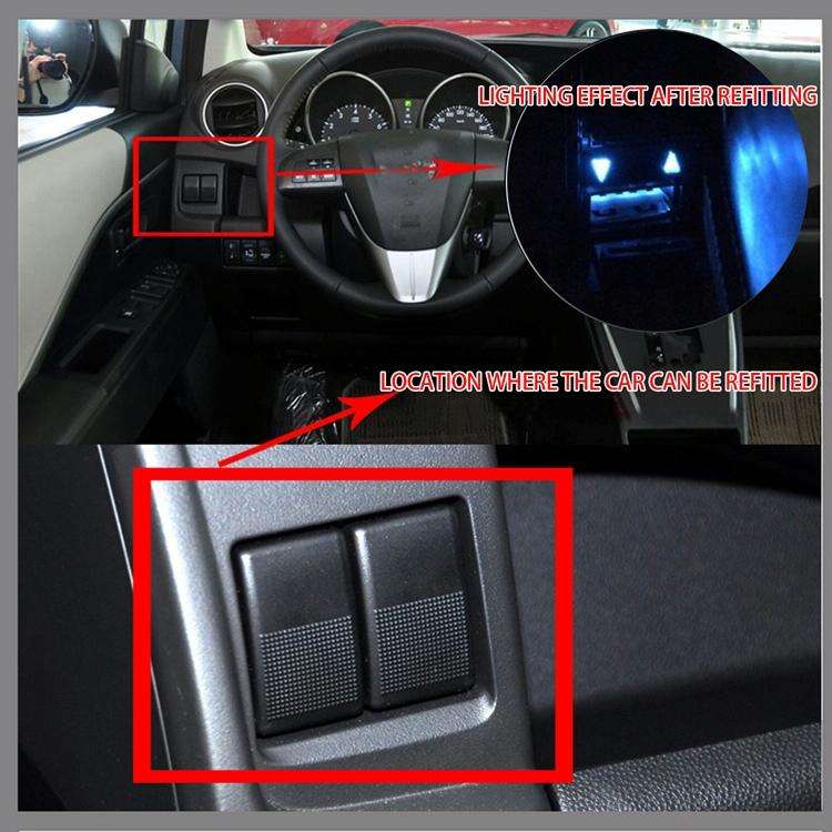 Car DC12V 2.1A Dual USB Port Charger for Mazda