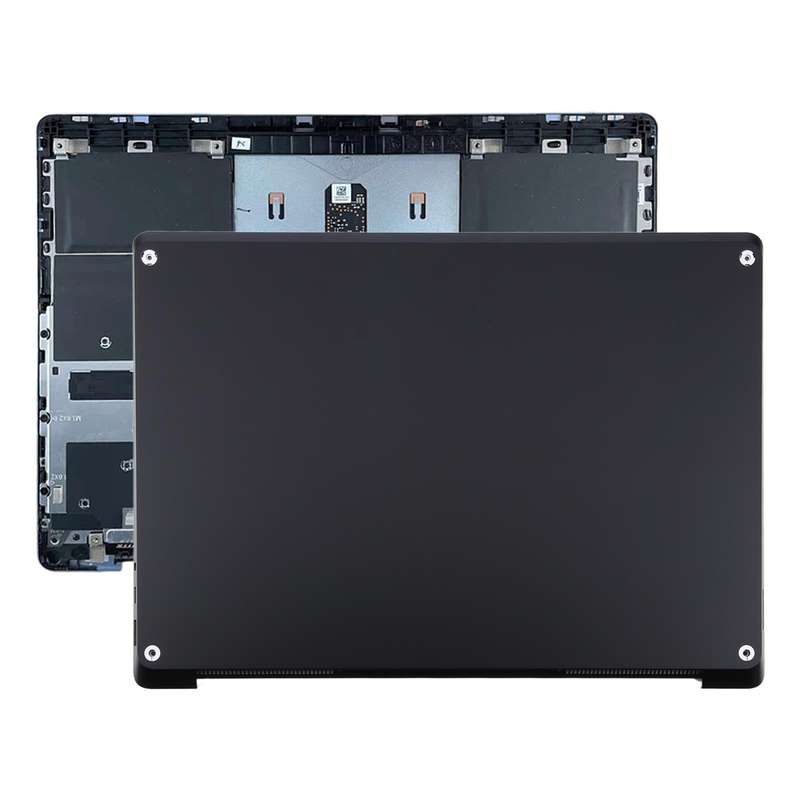 For Microsoft Surface Laptop 3 / 4 / 5 1979 1867 1868 1958 13.5 inch D-side Back Cover (Black)