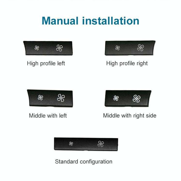 Car Wind Power Switch Air Conditioning Air Volume Button for BMW 5 Series 2011-2017 / 7 Series 20...