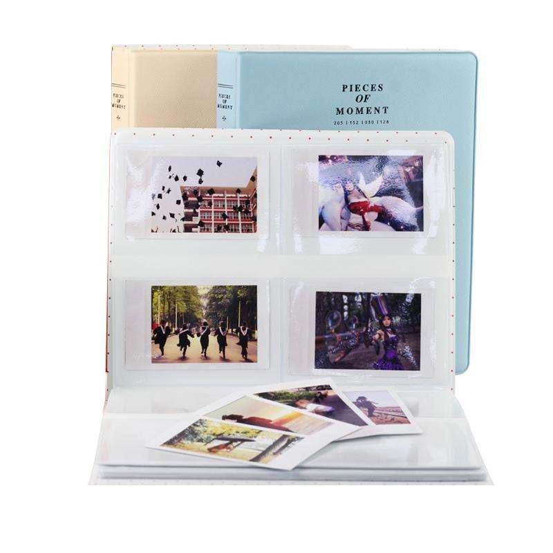 128 Pockets Photo Book Album Name Card Holder for Fujifilm Instax Mini 8 /7s /70 /25 /50s /90(Pea...