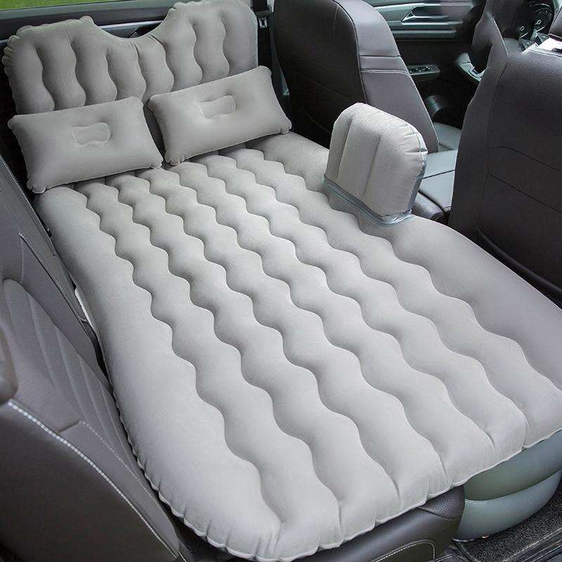 Universal Car Travel Inflatable Mattress Air Bed Camping Back Seat Couch, Size: 90 x 135cm(Grey)