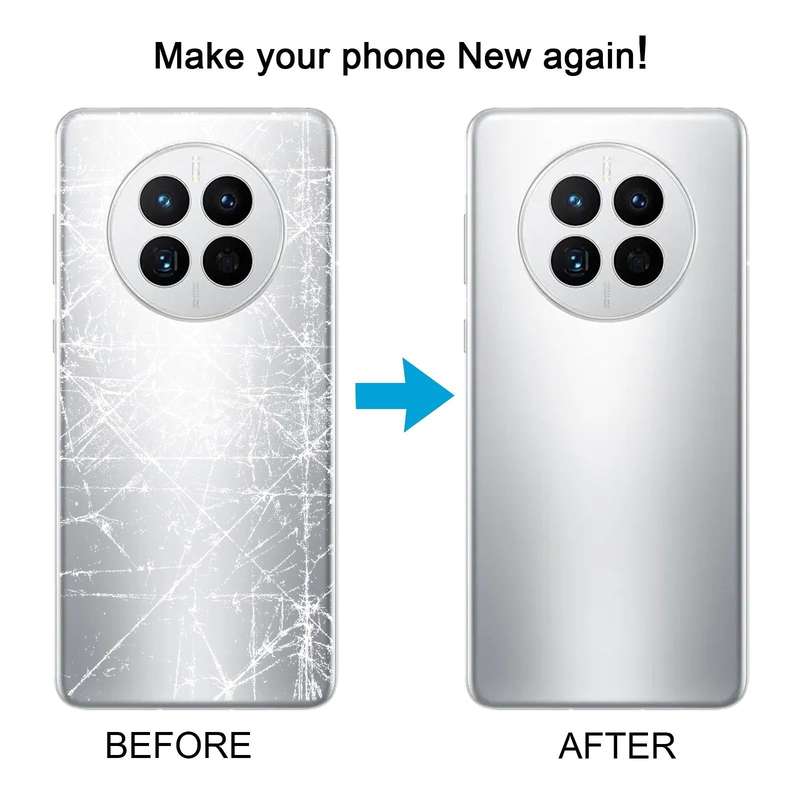 For Huawei Mate 50 Battery Back Cover(Purple)