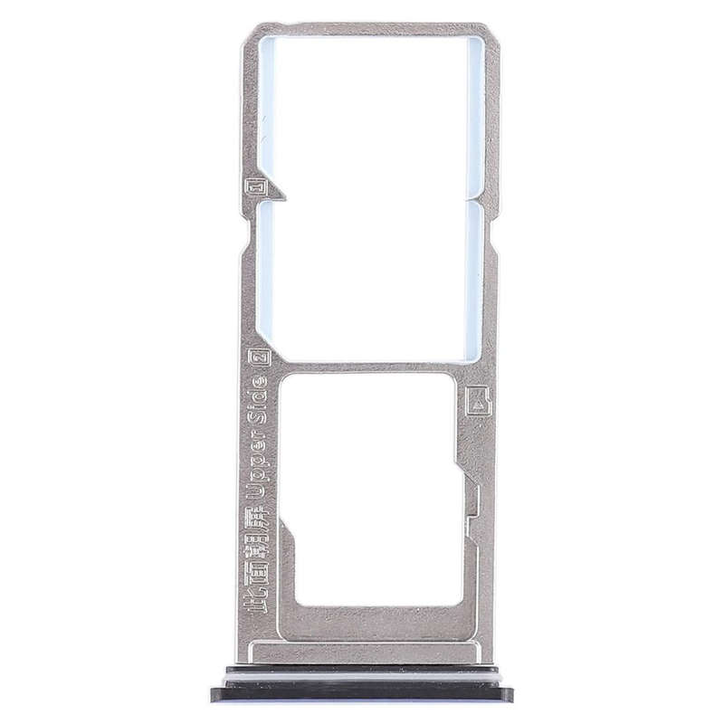 For Vivo Z1 2 x SIM Card Tray + Micro SD Card Tray (Blue)