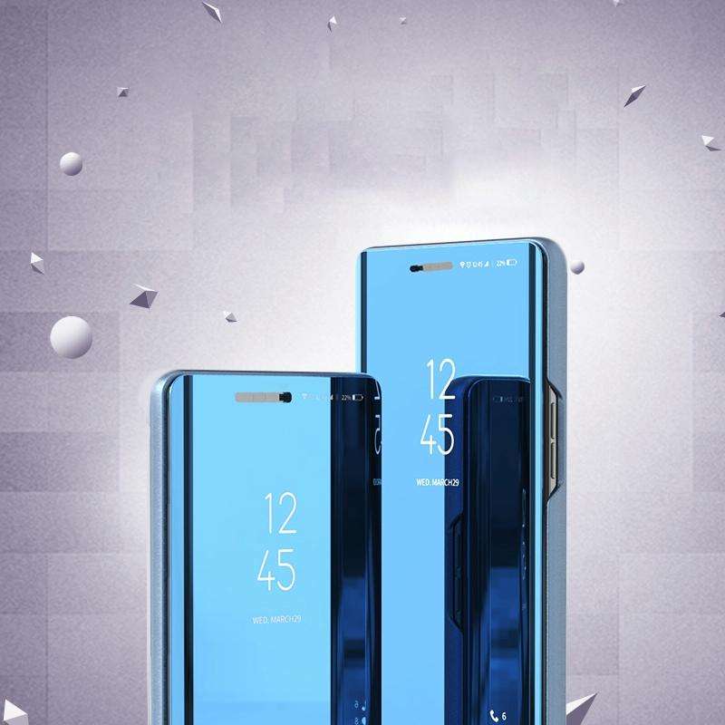 For Galaxy M60S / A81 / Note 10 Lite Plated Mirror Horizontal Flip Leather Case with Holder(Purpl...