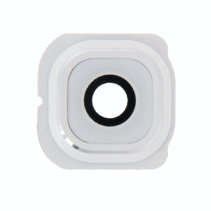 For Galaxy S6 Edge / G925 10pcs Camera Lens Cover with Sticker (White)