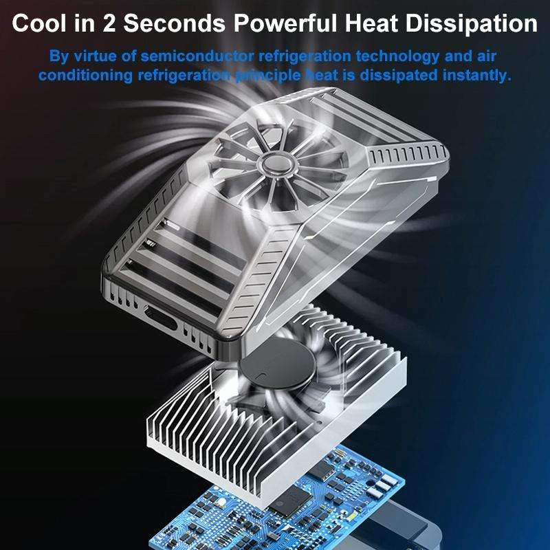 ROCK i100 Stretchable Semiconductor Cooling Mobile Phone Radiator for Phones Below 86mm Width, wi...