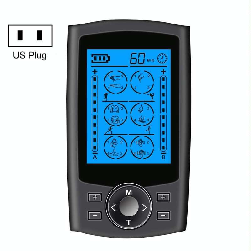 24-Mode Digital Electronic Pulse Massager Intelligent Whole Body Physical Therapy Meridian Massag...