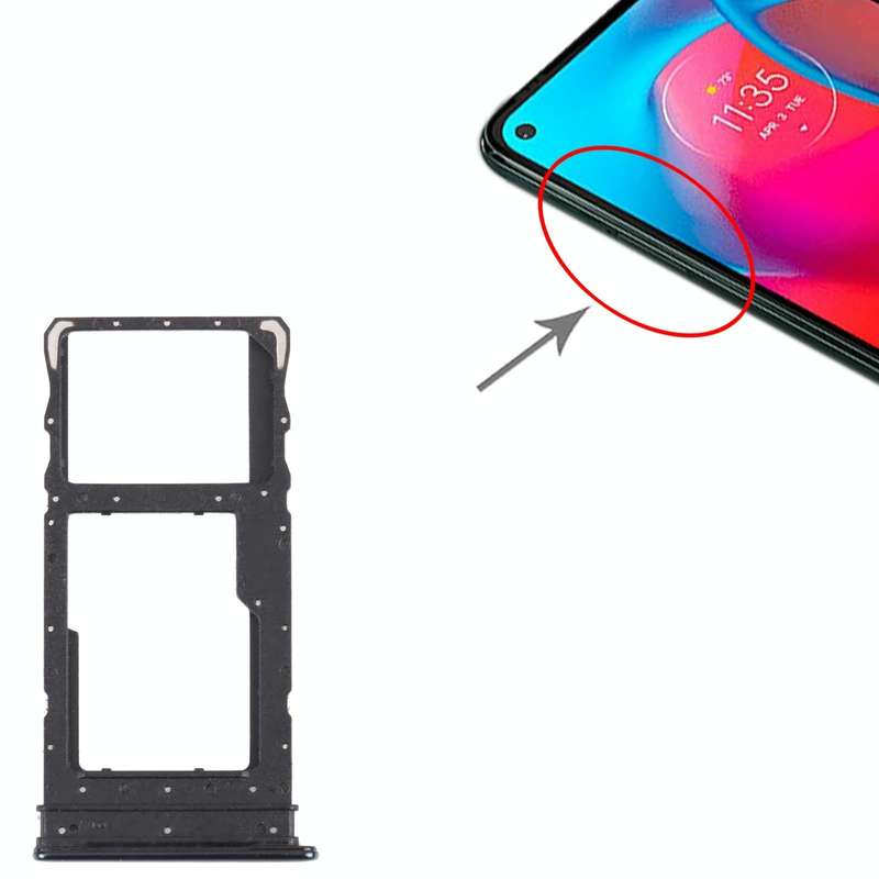 SIM Card Tray + Micro SD Card Tray for Motorola Moto G Stylus 5G 2021 XT2131 (Green)