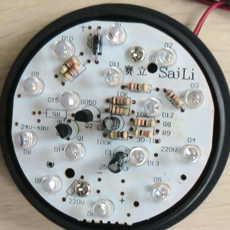 LED Strobe Warning Light Indicating Engineering Lights Fault Lights Flashing Mini Security Lights...