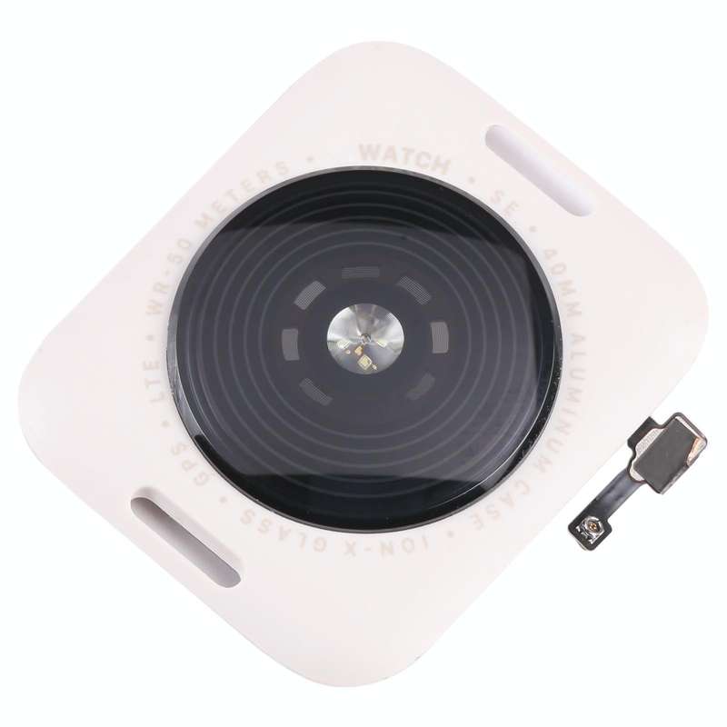 Glass Back Cover With Wireless Charging Coil For Apple Watch Series SE 2022 40mm GPS Edition(Star...