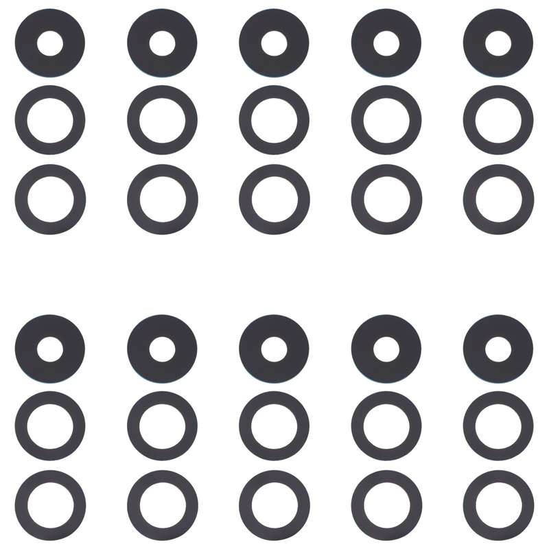 For OPPO Reno6 4G / Reno6 5G / Reno6 Z 10pcs Back Camera Lens