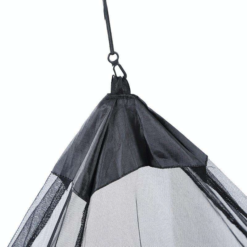 Polyester Mesh Tent Outdoor Camping Single Perspective Anti-Mosquito Net(Army Green)