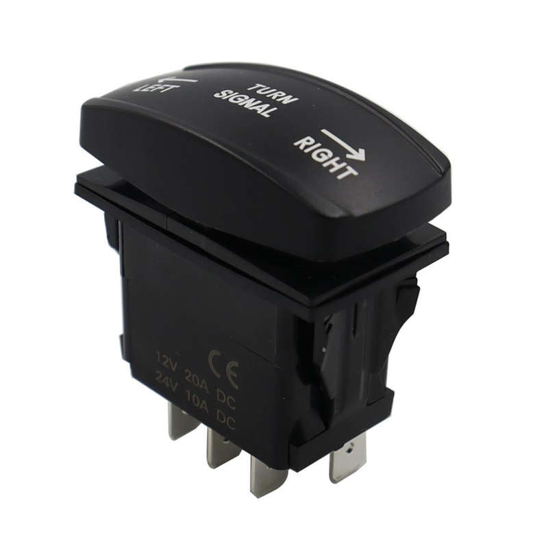 For UTV / ATU Car Turn Signal Light Toggle Switch Turn Signal Kit, Style:Vertical Green Turn Switch
