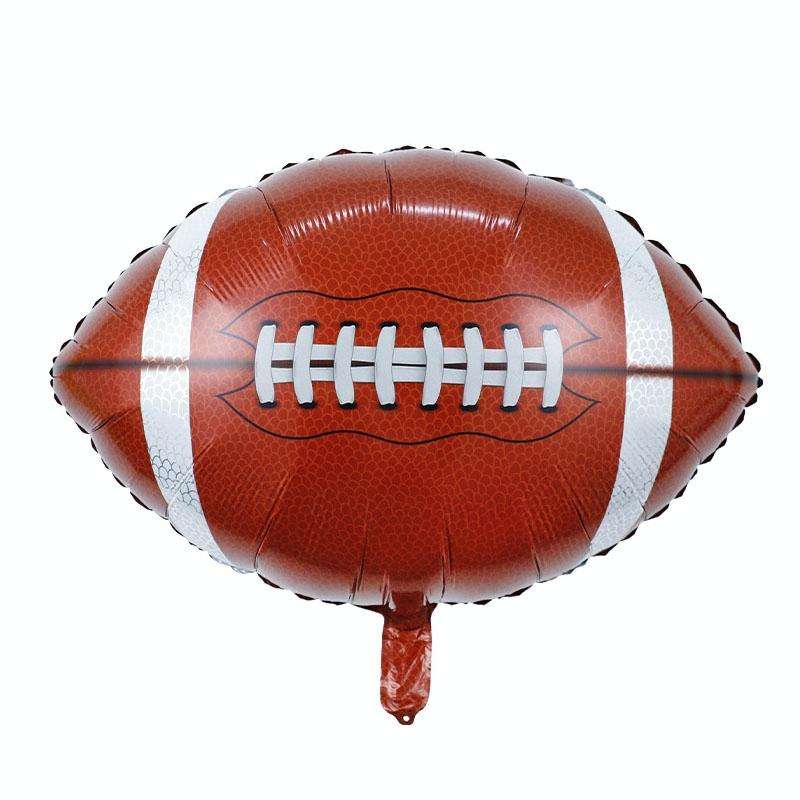 8 PCS Ball Team Game Sports Themed Party Decoration Balloons,Style: Large Rugby