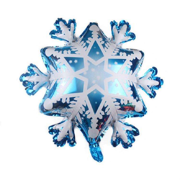 5 PCS Snowflake Shaped Holiday Decoration Aluminum Film Balloon, Size:7373cm Large Snowflake