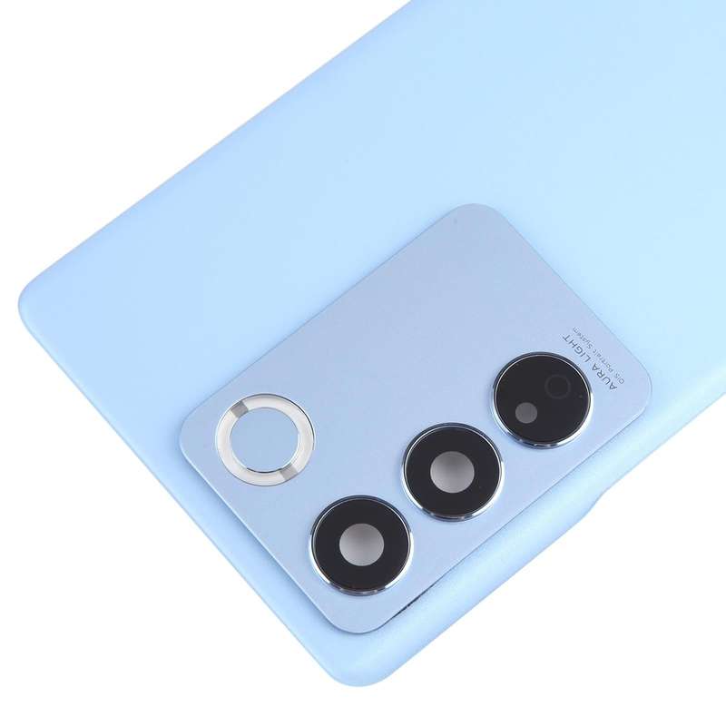 For vivo V27 / V27 Pro Original Battery Back Cover with Camera Lens Cover(Blue)