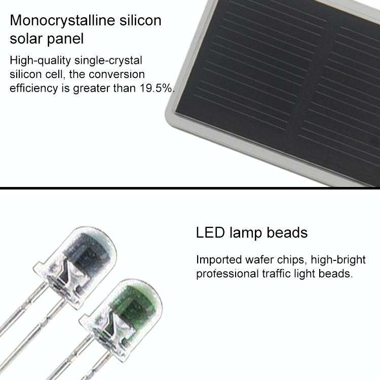 Solar Horseshoe Road Stud Light Car Guidance Light Road Deceleration Light, Constantly Bright Ver...