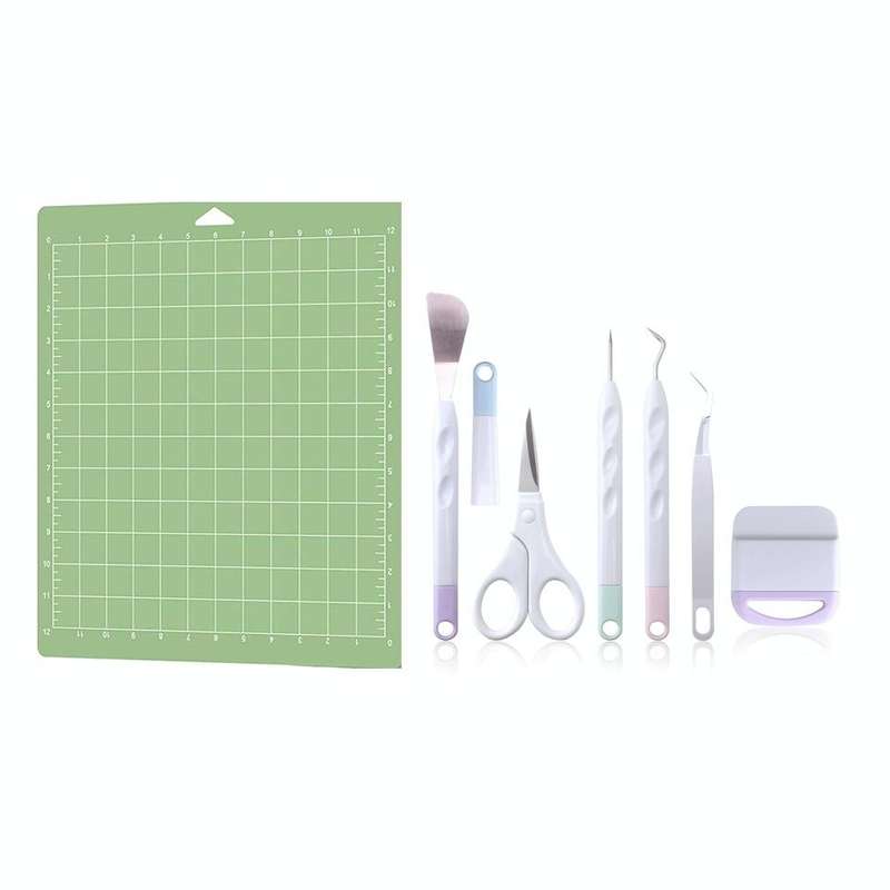 6 In 1+Cutting Pad Vinyl Weeding Tool Set DIY Silhouette Embossed Engraving Tool
