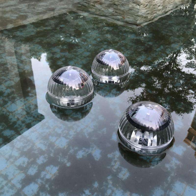 Solar Power Outdoor Pool Floating Ball Waterproof Light Garden Decoration Lamp(Colorful Light)