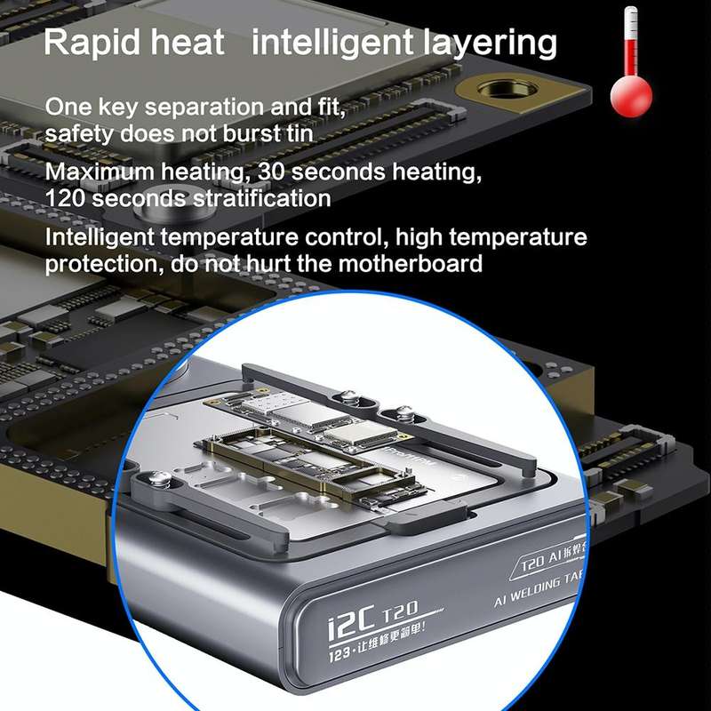 i2C T20 Heating Platform Module For iPhone X / 11 Series