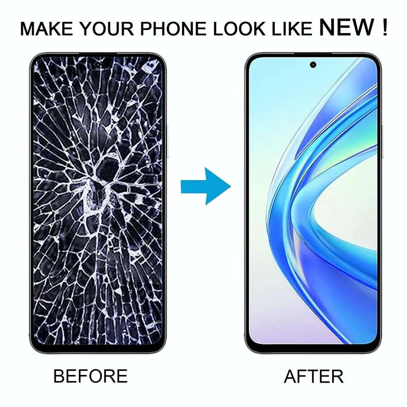 For Honor X7b Original LCD Screen Digitizer Full Assembly with Frame