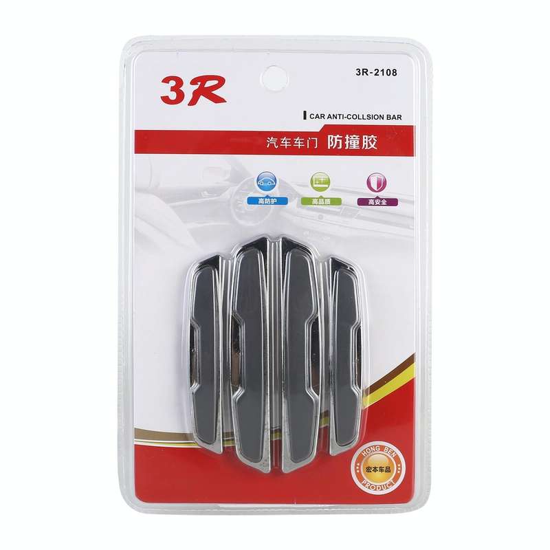 4 PCS Car Door Side Guard Anti Crash Strip Car Exterior Avoid Bumps Collsion Impact Protector Fas...