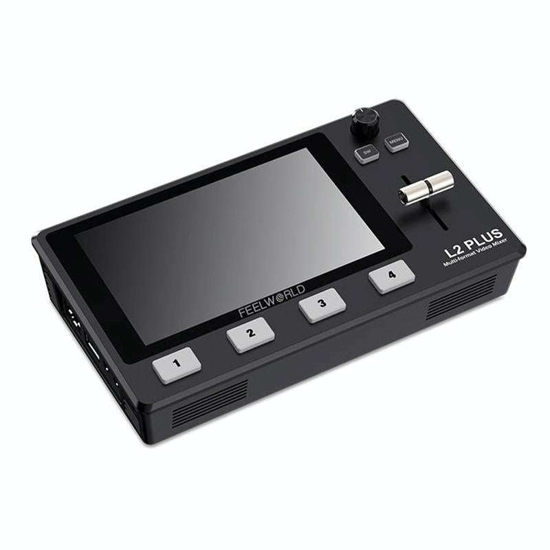 FEELWORLD L2 Plus Multi-camera Video Mixer Switcher with 5.5 inch Screen(AU Plug)
