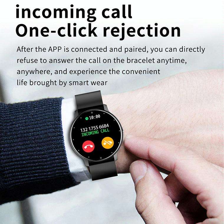 ZL02 Heart Rate Monitoring Pedometer Smart Watch(Yellow)