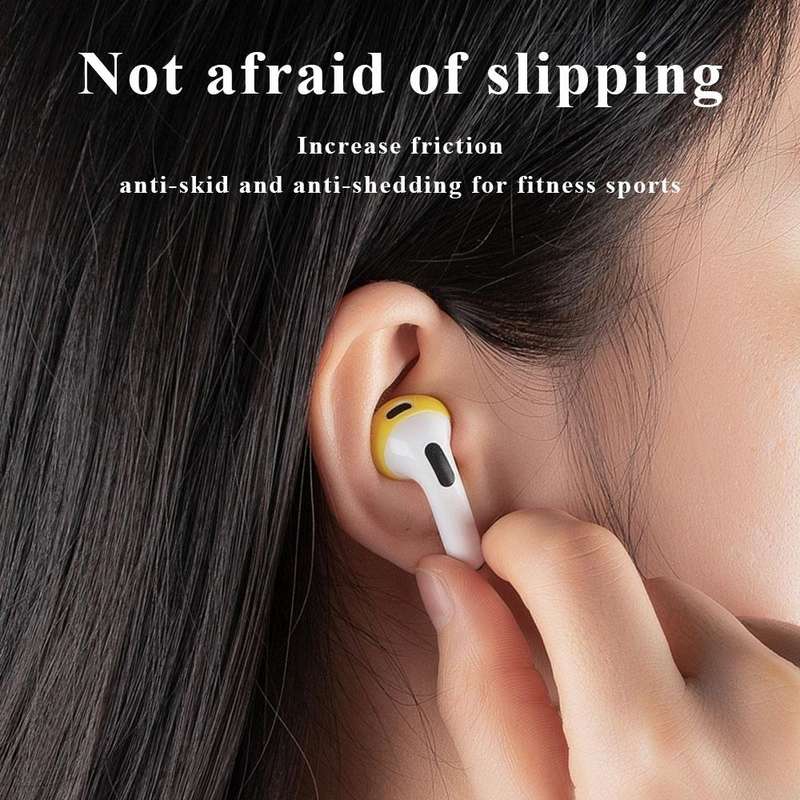 Ear Cap Silicone Protective Case for AirPods 3(Orange)
