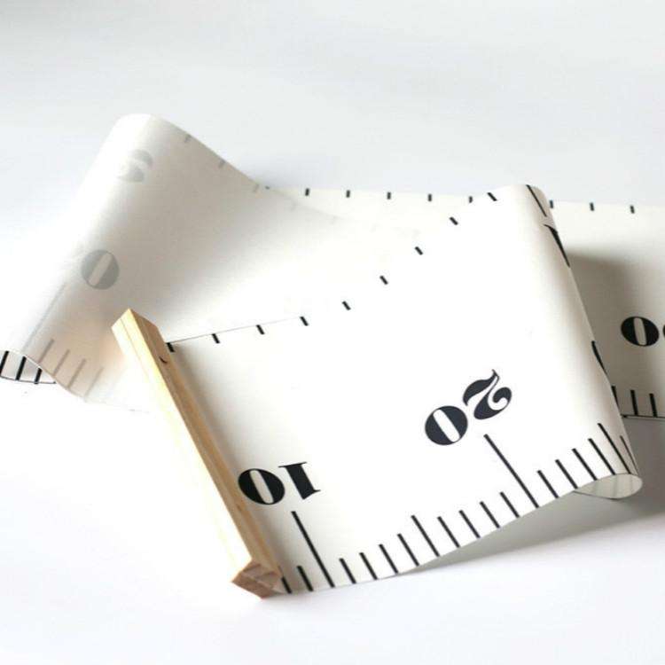 Wooden Wall Hanging Kids Growth Chart Height Measure Ruler Wall Sticker for Kids Room Home Decora...
