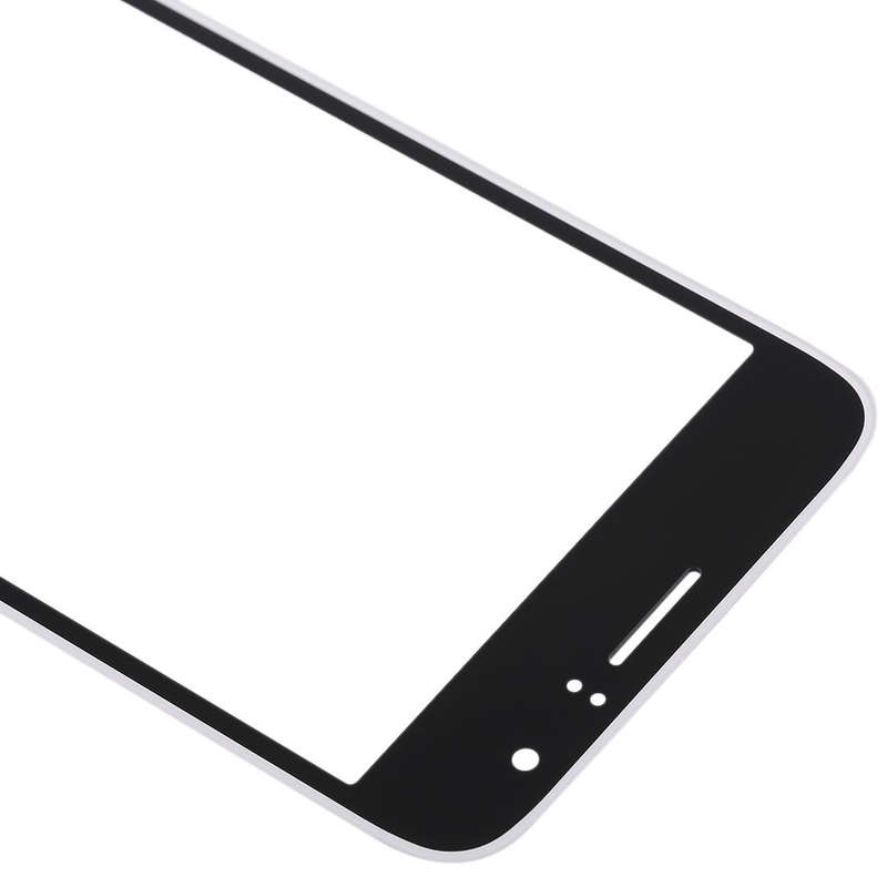 For Samsung Galaxy J1 (2016) / J120 10pcs Front Screen Outer Glass Lens (White)