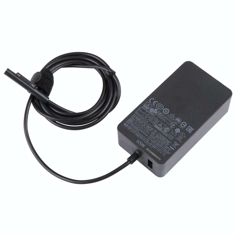 For Microsoft Surface Pro 7 / 7 Plus / 8 / 9 / X & Laptop 3 / 4 / 5 65W Laptop Power Adapter (EU ...