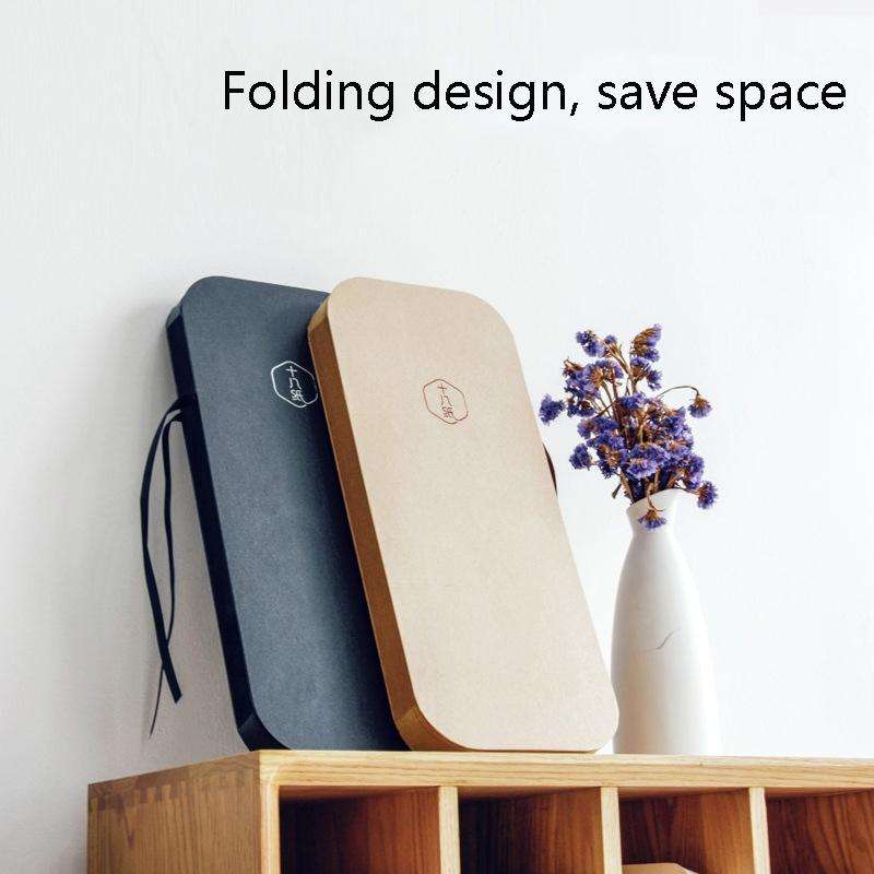 SH-236 Short Folding Paper Stool Household Multifunctional Convenient Stool(Orange)