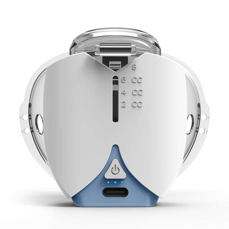 Hands-free Wearable Micro-mesh Nebulizer for Adults and Children ,Style: USB Style(Blue White)