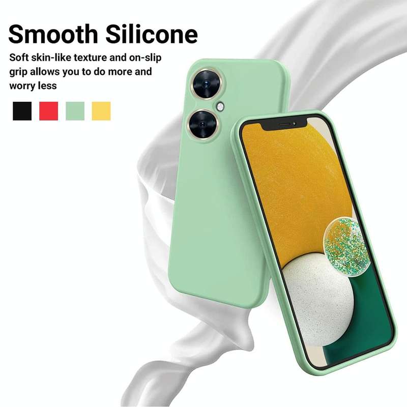 For Huawei Nova 11i Solid Color Liquid Silicone Dropproof Full Coverage Protective Case(Green)