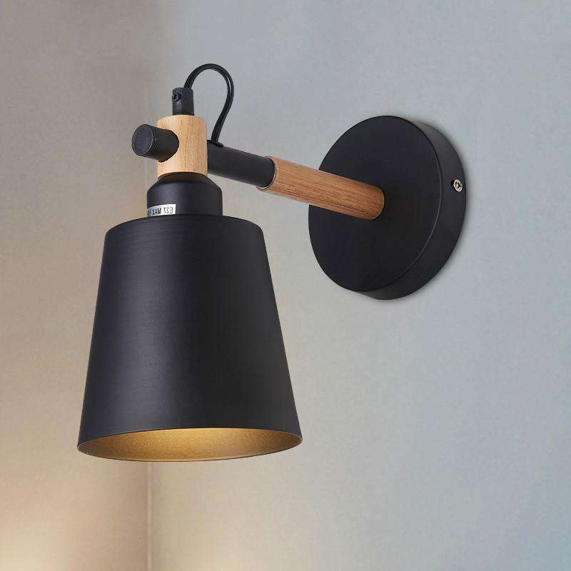 Staircase Aisle Bedside Bedroom Wall Lamp Creative Simple Background Restaurant Oblique Barrel Li...