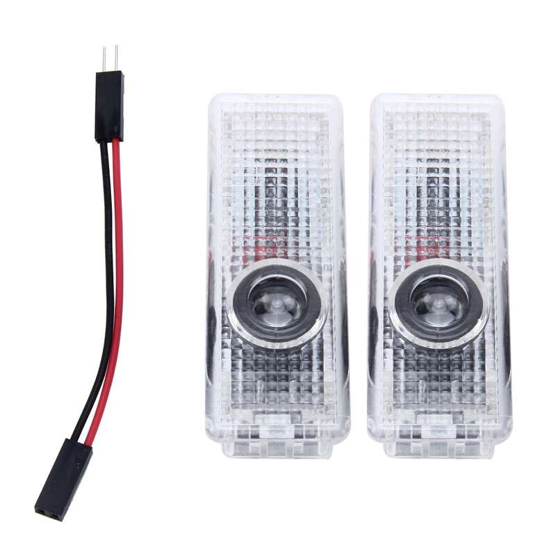 2 PCS LED Car Door Welcome Logo Car Brand 3D Shadow Light for 2011-2014 Version BMW Mini